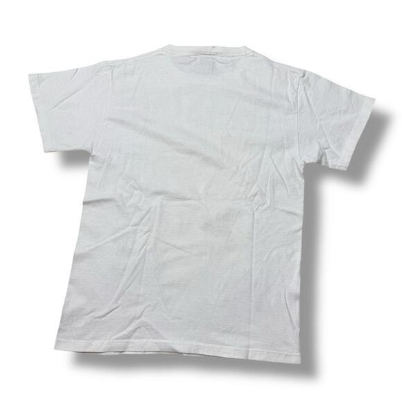 Zion Rootswear Bob Marley Uprising T-Shirt Size S White Reggae Graphic VTG 90s - Picture 8 of 8